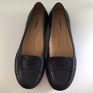 Black L.L. Bean Penny Loafer